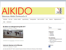 Tablet Screenshot of aikido-balou.de